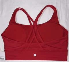 NWT✨LULULEMON✨SIZE 12✨ENERGY LONGLINE BRA B-D✨AUTHENTIC✨OXFORD RED✨#1 SELLER