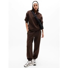Athleta Cozy Truffle Forever Fleece 1/4 Zip Sweat Set S And MP