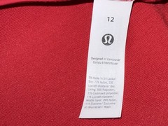 NWT✨LULULEMON✨SIZE 12✨ENERGY LONGLINE BRA B-D✨AUTHENTIC✨OXFORD RED✨#1 SELLER