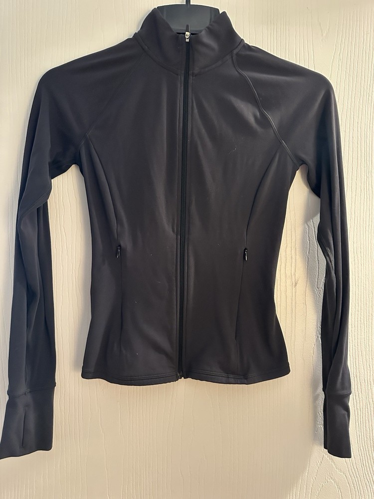 Black Oner Full Zip. Size XS. Great Condition. Soft. Athletic. Lightweight Top