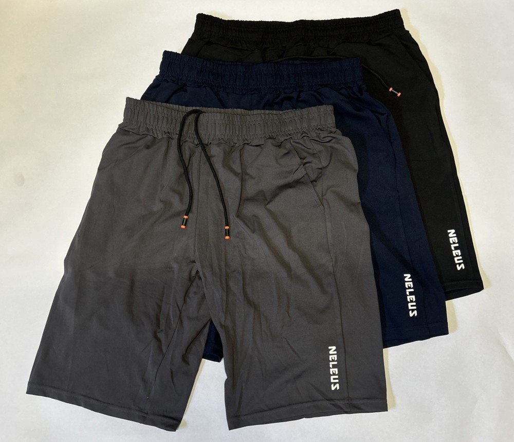3- XL NELEUS Women’s Lightweight Running Shorts Workout Athletic Yoga Pockets