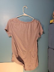 Layer 8 Wick Dry Womens V Neck T Shirt Size S