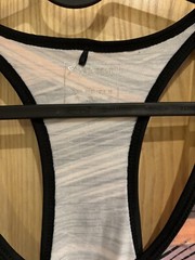 Primark racerback multicoloured workout top in size 10