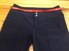 4 All By Jofit Women’s Navy Blue Capri Pants All Sport Activewear Snap Zip EUC 6