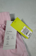 All in Motion Women’s Active Light Woven Mid Rise Run Shorts 3″ Light Pink Small