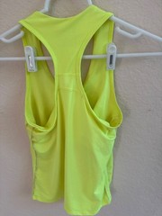 Lucky in love tennis top neon yellow with shelf bra