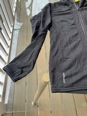 Icebreaker Women’s Quantum GT 260 Full Zip Hoodie Merino Wool Black L Large $250