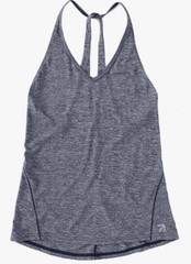 New Balance X J. Crew Moisture Wicking Navy Heather Free Flow Tank Top Sz XS