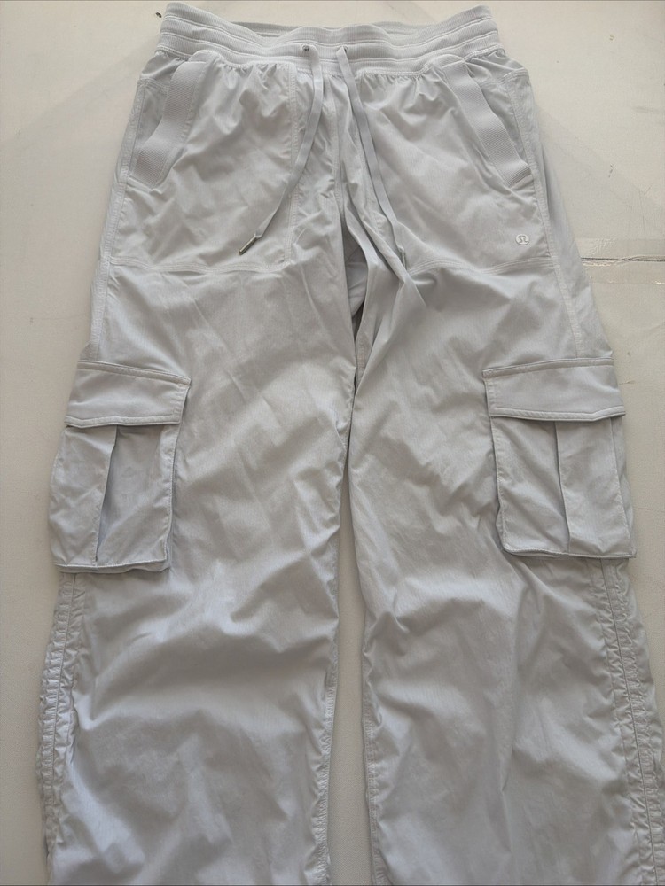 Lululemon Dance Studio Relaxed Fit Mid-Rise Cargo Pant Small White