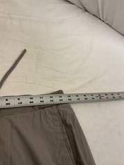 Uniqlo Sweatpants Sz 6 Brown Joggers Zip Pockets Nylon Stretch YGI P2-4