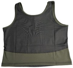Topo Designs Womens XL All Day Trail Tank Asphalt Gray Green NWT