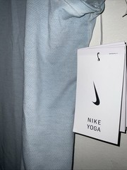 NIKE YOGA TRAINING BLUE BREATHABLE KNIT LOOSE FIT TANK TOP PLUS SIZE 1X NWT $50