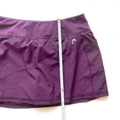 Head Womens XL Purple Tennis Pickleball Skort Length 14-15″ Pockets