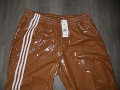 Adidas ivy park plus size latex/vinyl track pants nwt XL