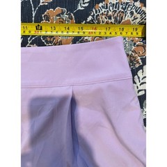 CALIA TrueLight 15″ Golf Skort Size 16 Purple Striped Athletic Skirt Pockets NEW