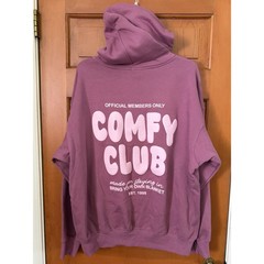 Women’s Wild Fable Pink Mauve Comfy Club Oversized Hoodie Size XL NWT