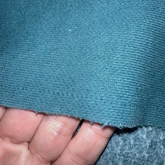 Champion Reverse Weave Cropped Sweatshirt Teal Green XL WL425 Raw Hem Pullover