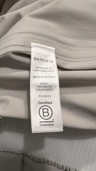 Athleta Cosmic Crop Gaucho High-Waisted Pants in Bone/Beige Side Slits S