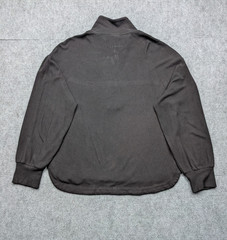 Varley Pullover Womens Lare 1/4 Snap Minimal Athleisure Black Brushed Relaxed