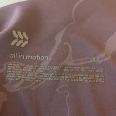 All In Motion Leggings Womens XXL Lilac Purple Marble Cropped High Rise Yoga Gym