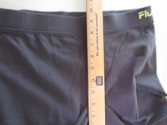 Fila Womens Crop Pants Large Gray Back Waist Pocket