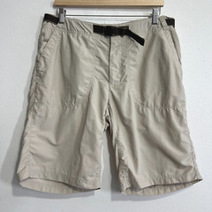 REI Coop Shorts Womens 16 Beige 100% Nylon SPF 50+ Zip Pockets Outdoor Hiking