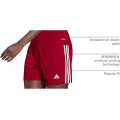 BRAND NEW Adidas Women’s Squadra 21 Soccer Shorts GN5783 Red White Size L NWT