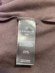 NWT Danskin Women’s Size M Brown Pullover Hoodie Sweatshirt Kangaroo Pocket