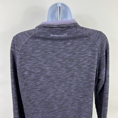 Avalanche 1/4 Button Snap Shirt Women’s Medium Long Sleeve Mock Neck Outdoor