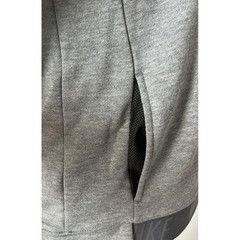 Nike Dri Fit Womens Funnel Cowl Neck Pullover Sweatshirt Gray 860130 Small