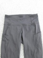 Lululemon Leggings Womens 6 Black High Rise Ankle Pockets Yoga Gym Pants
