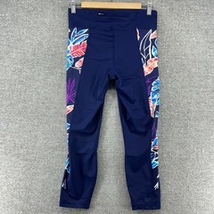 Tommy Bahama Leggings Women Size XS Blue Floral Activewear