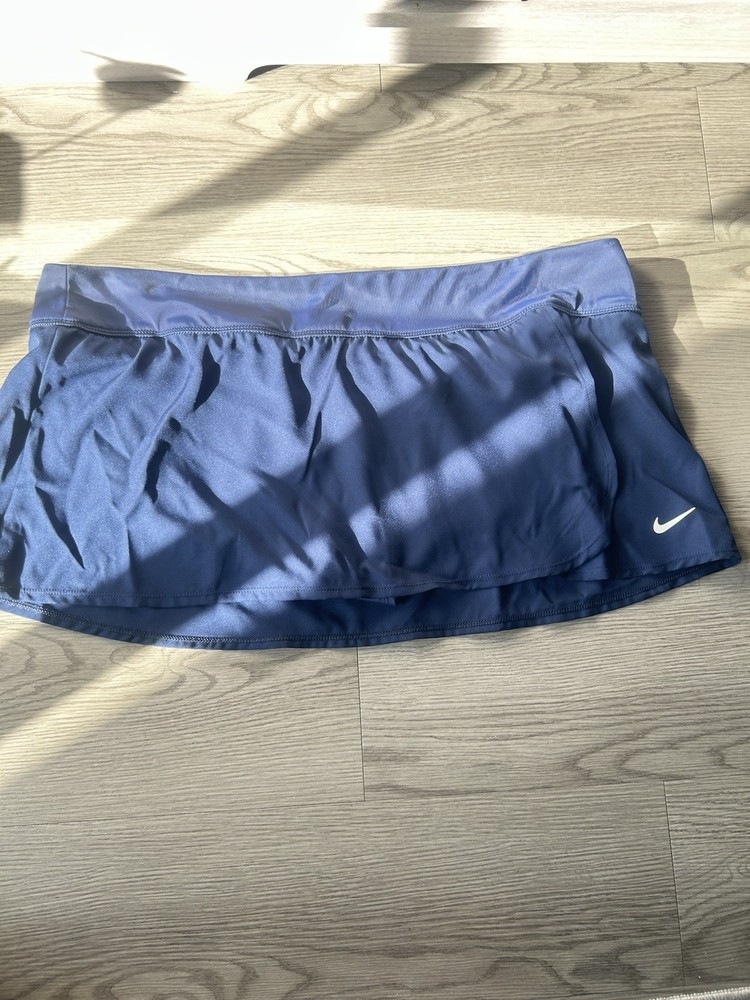 Nike Women’s Blue Tennis Skort Size S Regular Pull-On Elastic Waist Stretch