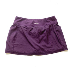 Head Womens XL Purple Tennis Pickleball Skort Length 14-15″ Pockets
