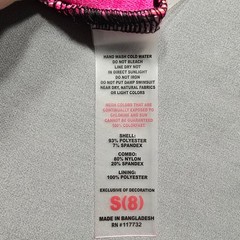 ZeroXposur Pink Tank NEW $44 Stretch Sporty 2-In-One Activewear Top Women Size S