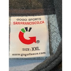 GoGo Sports Monterey California Zip Up Hoodie Gray Embroidered XXL Womens