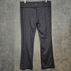GapFit Womens Gray Heathered Bootcut Athletic Yoga Pants Size Large Regular