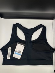 New Nike Women’s Swoosh Sports Bra Medium Support Black/White DX6821-010 MEDIUM