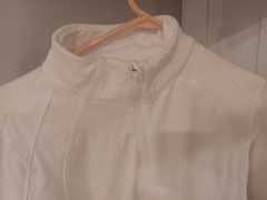 Layer 8 Performance Athletic Jacket Size M Arctic White Style L4W557