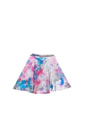 DONA JO Pull On Skirt Skort Tie-Dye Pink Blue White Pockets UPF 50+ Size 1 (S)
