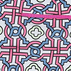 Golftini Candy Land Skirt Skort Pink Blue Green White Geo Print Golf Tennis Sz 6