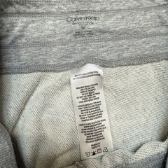 Calvin Klein Womens Performance Joggers Size Medium Grey Leopard Animal Print