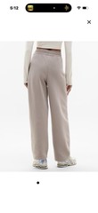 Athleta Forever fleece mid rise barrel pant- Medium M Mortar Mushroom – nwt