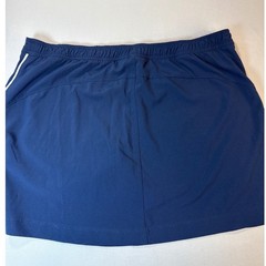 Danskin Now Womens XL 16-18 Navy Blue Athletic Skort Zipper Pocket Active Mini