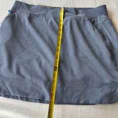 32 Degrees Cool Womens Skort Large Heather Navy Blue Athletic Golf Large