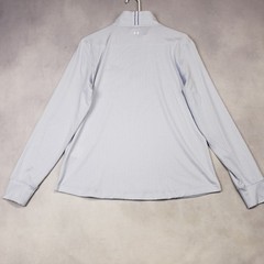 Under Armour 1/4 Zip Pullover Women Size Large Gray Geometric Print Stretch NEW