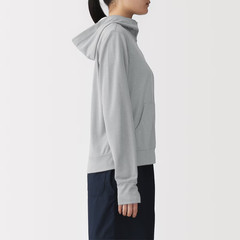 MUJI UV Protection Quick-Dry Full-Zip Hoodie XS S M L XL XXL UPF50+ Women NWT