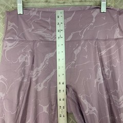 All In Motion Leggings Womens XXL Lilac Purple Marble Cropped High Rise Yoga Gym