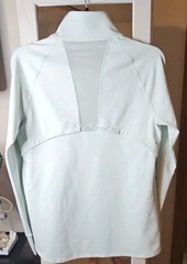 LAYER 8 (Light MINT) 1/2 Zip Mock Neck Long Sleeve Athletic Pullover Top 8