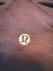 Lululemon Shirt Womens Small Plum Sheer Mesh Scoop Neck Cap Sleeve Athletic Top